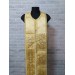 Gold satin stole and cuffs in satin - Priest's communion set - Orthodox set