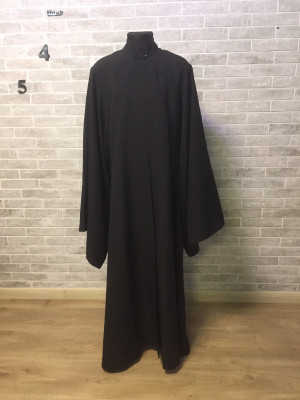 Embroidered Greek style riassa with ears of wheat - Greek style Ryassas - Orthodox Greek outer cassock - External cassock - Rhason - Exorhason