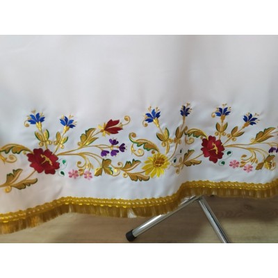 Embroidered pydryznik with a floral print - podriznik stichar- Priest set