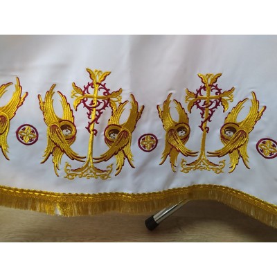 Stichar with embroidery by angels - podriznik - Priest stikhar - Altar vestment