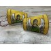 Metallic brocade cuffs - Priest Cuffs - Priest's cuff with angels