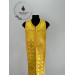 Yellow brocade epitrachil and cuffs - Communion set for priest - Stole and cuffs