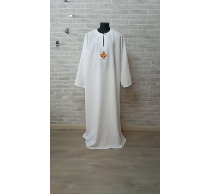 A baptismal dress - Shirt for baptism - Baptismal shirt for adult