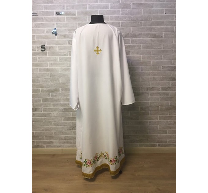 Embroidered floral Stikhar - podriznik - Priest stikhar - Altar vestment