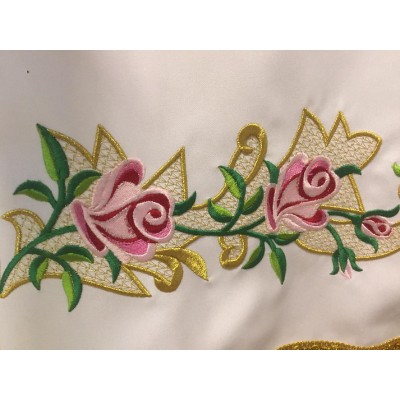 Embroidered floral Stikhar - podriznik - Priest stikhar - Altar vestment