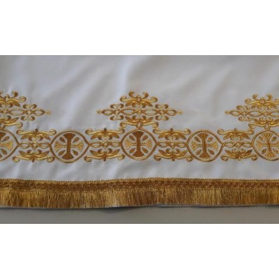 Stichar with silver openwork embroidery - Podriznik with gold openwork embroidery