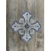 Set of 14 embroidered crosses for vestments with stones