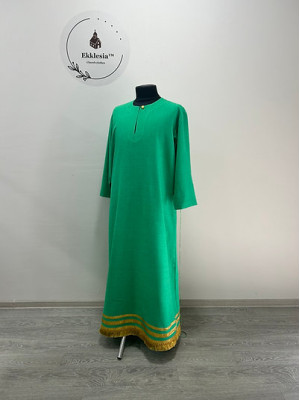 Stichar with galloons on the bottom in gabardine - Podriznik with trim fringe