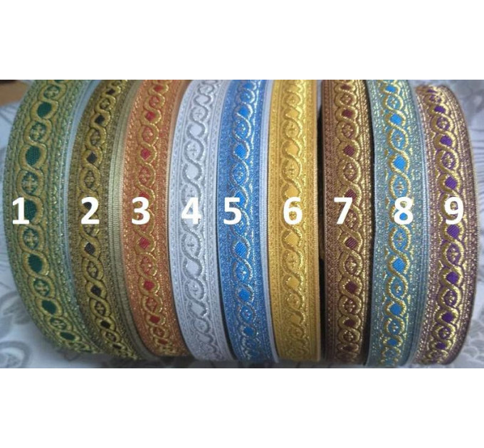 Church galoon 2.5cm (1") 3.8 cm (1.5") - Church galoon - Liturgical Galloon trim - ribbon