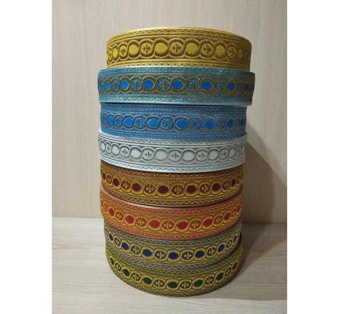 Church galoon 2.5cm (1") 3.8 cm (1.5") - Church galoon - Liturgical Galloon trim - ribbon