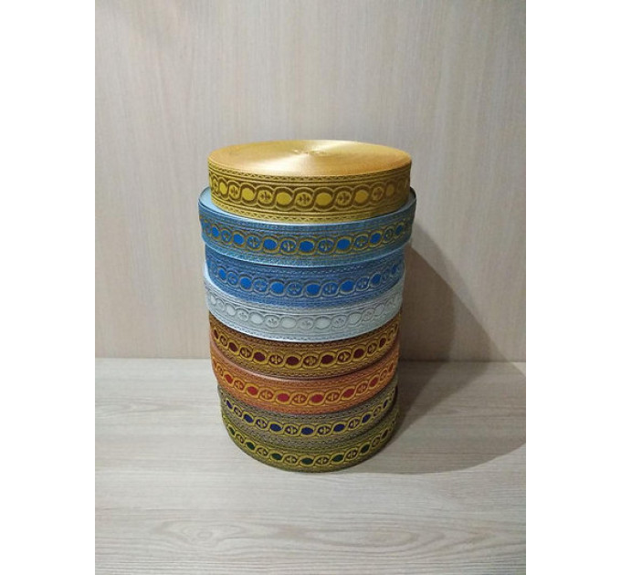 Church galoon 2.5cm (1") 3.8 cm (1.5") - Church galoon - Liturgical Galloon trim - ribbon