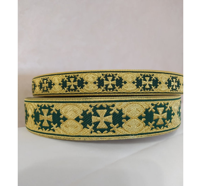 New Crosses Church galoon 2,5 cm (1") 4 cm (1,5") - Church galoon - Liturgical Gallon
