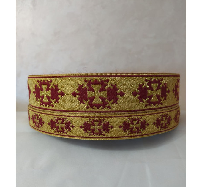 New Crosses Church galoon 2,5 cm (1") 4 cm (1,5") - Church galoon - Liturgical Gallon