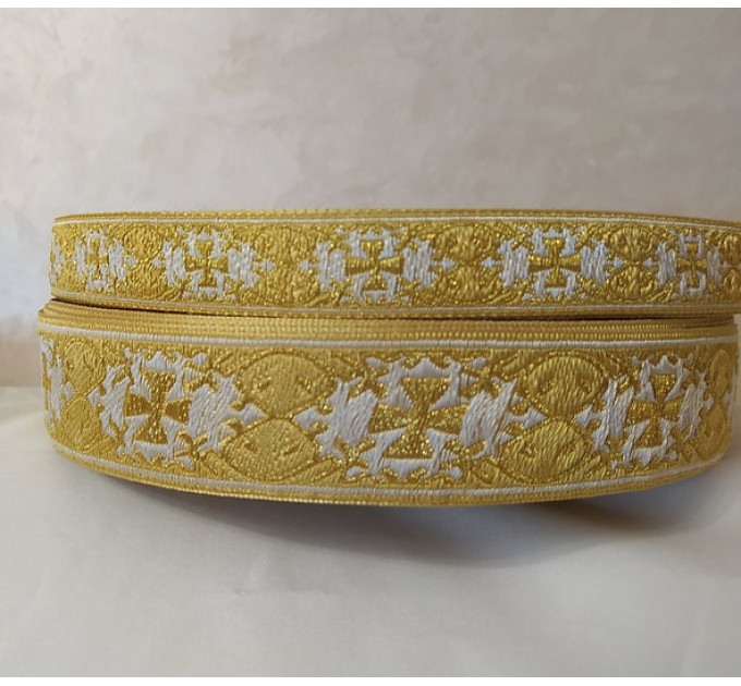 New Crosses Church galoon 2,5 cm (1") 4 cm (1,5") - Church galoon - Liturgical Gallon