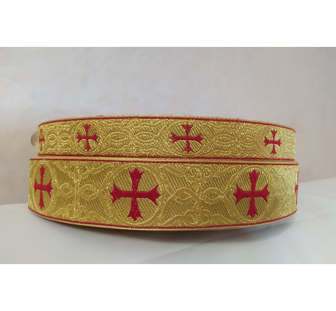 Crosses Church galoon 2,5 cm (1") 4 cm (1,5") - Church galoon - Liturgical Gallon
