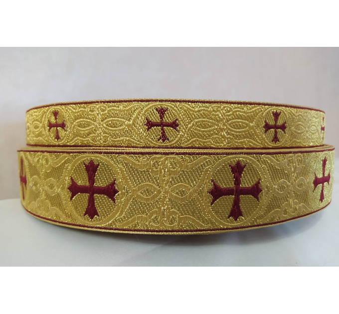Crosses Church galoon 2,5 cm (1") 4 cm (1,5") - Church galoon - Liturgical Gallon