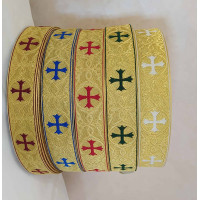 Crosses Church galoon 2,5 cm (1") 4 cm (1,5") - Church galoon - Liturgical Gallon
