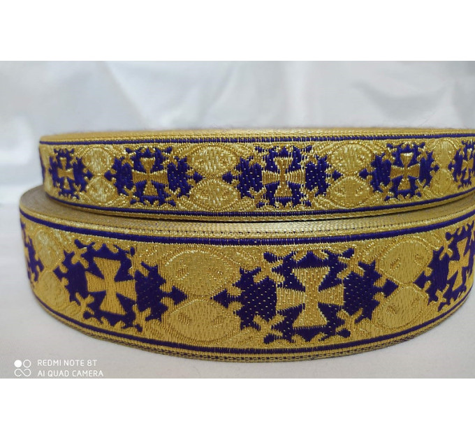 New Crosses Church galoon 2,5 cm (1") 4 cm (1,5") - Church galoon - Liturgical Gallon