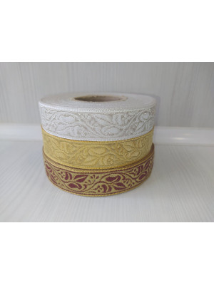 Greek leaf Church galloon 2,5 cm (1") - Church galloon - Liturgical Galloon trim - ribbon