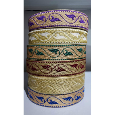 Leaflets Church galoon 2,5 cm (1") 4 cm (1,5") - Church galoon - Liturgical Galloon trim - ribbon