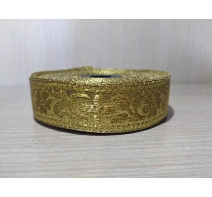 Liturgical trim 5cm / 4cm / 2cm / 1.5 cm - Church galoon - Gold galloon trim - Church ribbon