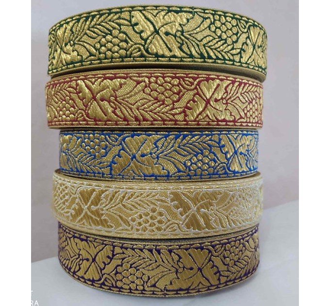 Grape Church galoon 2,5 cm (1") 4 cm (1,5") - Church galoon - Liturgical Gallon