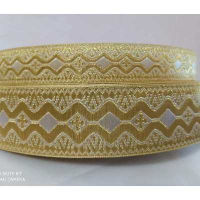 Openwork Church galoon 2.5 cm (1") 4 cm (1.5") - Church galoon - Liturgical Galloon trim - ribbon