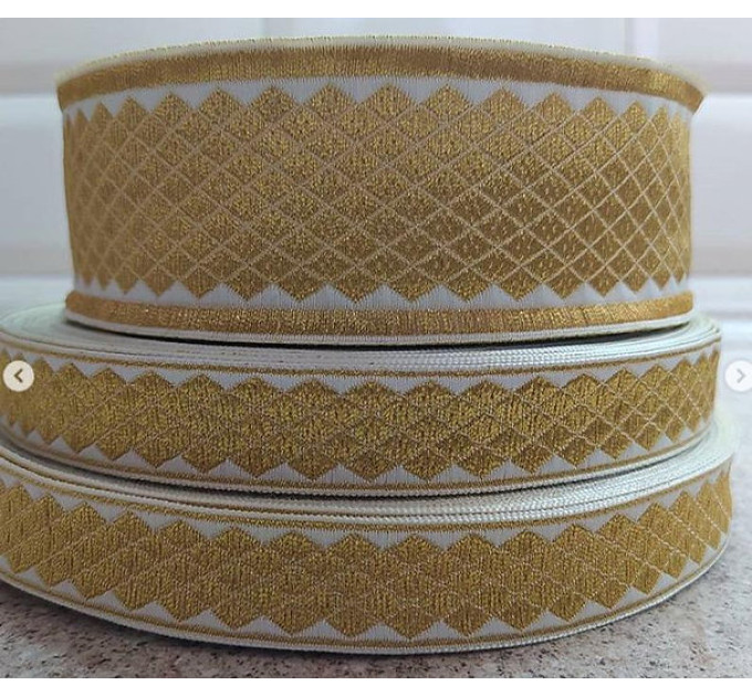 Purl Church galoon 2.5cm (0,98") 3.8 cm (1,49") 5 cm (2") - Church galoon