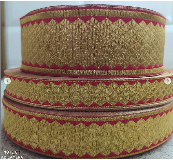 Purl Church galoon 2.5cm (0,98") 3.8 cm (1,49") 5 cm (2") - Church galoon