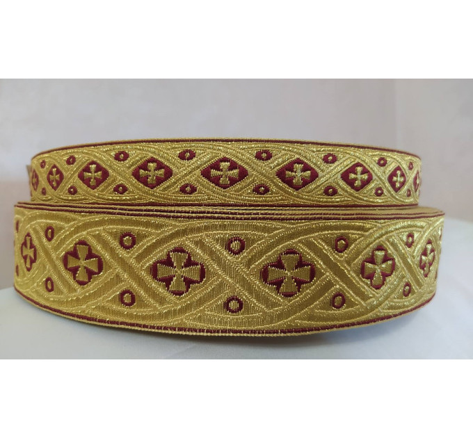 Tress Church galoon 2,5 cm (1") 4 cm (1,5") - Church galoon - Liturgical Galloon