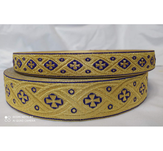 Tress Church galoon 2,5 cm (1") 4 cm (1,5") - Church galoon - Liturgical Galloon