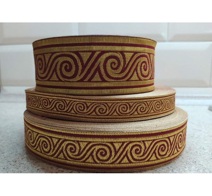 Wave Church galoon 2cm (3/4") 3 cm (1 1/4") 5 cm (2") - Church galoon - Liturgical Galloon trim - ribbon