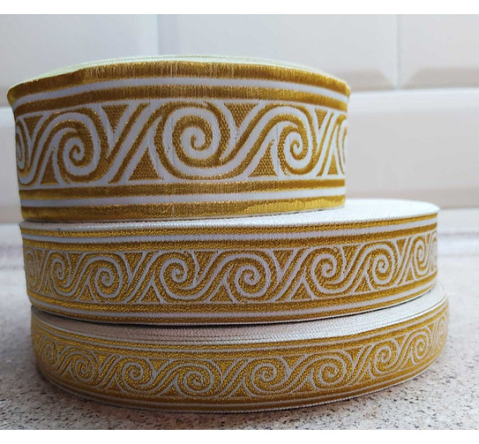 Wave Church galoon 2cm (3/4") 3 cm (1 1/4") 5 cm (2") - Church galoon - Liturgical Galloon trim - ribbon