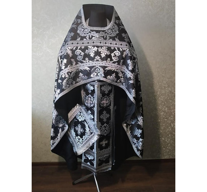 Slavic style vestments in brocade - Priest vestments - Clothes for orthodox priest