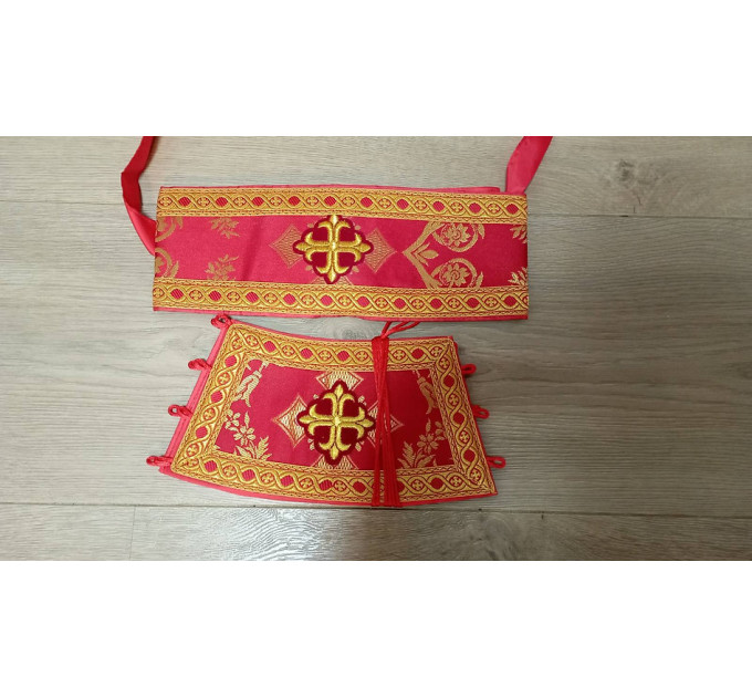 Slavic style vestments in brocade - Priest vestments - Clothes for orthodox priest