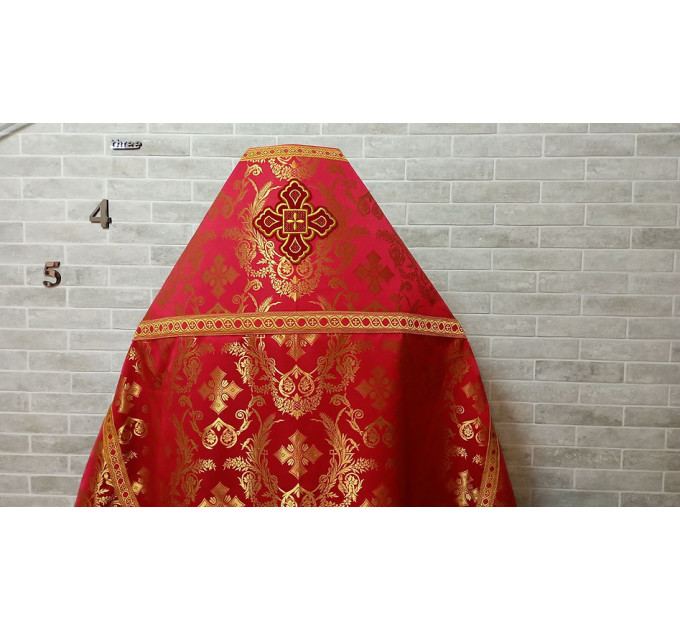 Slavic style vestments in brocade - Priest vestments - Clothes for orthodox priest