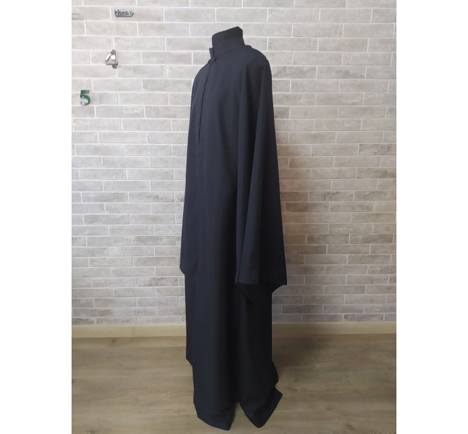 Greek style Outer cassock - Orthodox Greek Riassa - Priest's external cassock - Rhason - Exorhason