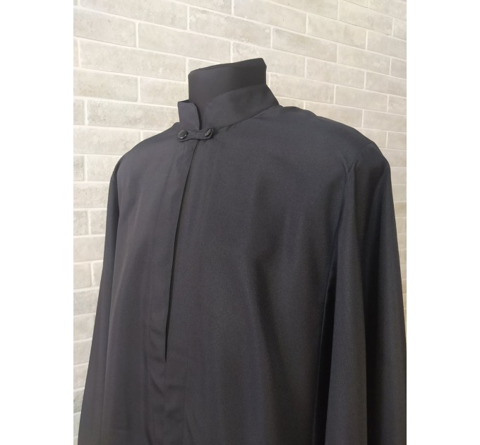 Greek style Outer cassock - Orthodox Greek Riassa - Priest's external cassock - Rhason - Exorhason