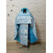 Blue Slavic style vestments in brocade - Priest vestments - Clothes for priests - Liturgical vestments - Liturgical garments