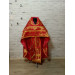 Slavic style  style vestments in red brocade - Priest vestments - Clothes for priests - Liturgical vestments - Liturgical garments