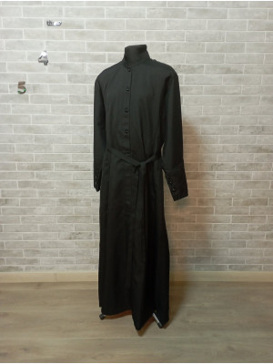 Bulgarian style Orthodox cassock on buttons - Cassock for a priest - Religious cloth - Clergy robe - Undercassock