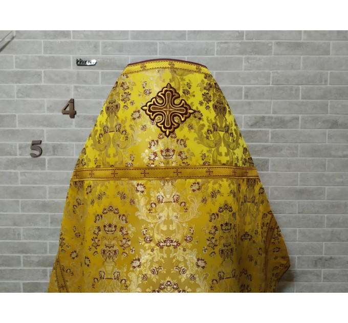 Slavic style vestments in brocade - Priest vestments - Clothes for priests - Liturgical vestments - Liturgical garments