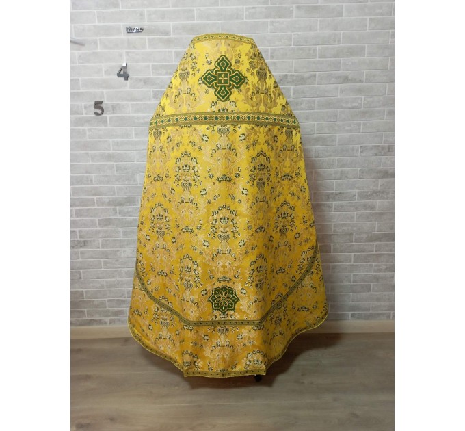 Slavic style vestments in brocade - Priest vestments - Clothes for priests - Liturgical vestments - Liturgical garments