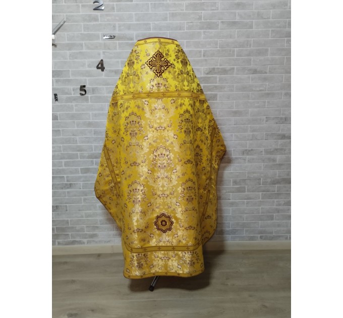 Slavic style vestments in brocade - Priest vestments - Clothes for priests - Liturgical vestments - Liturgical garments