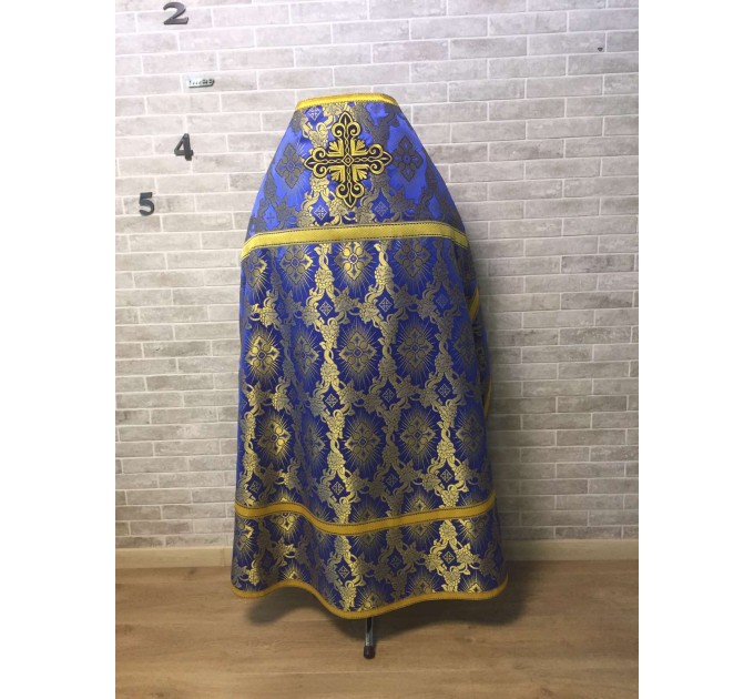 Slavic style vestments in brocade - Priest vestments - Clothes for priests - Liturgical vestments - Liturgical garments