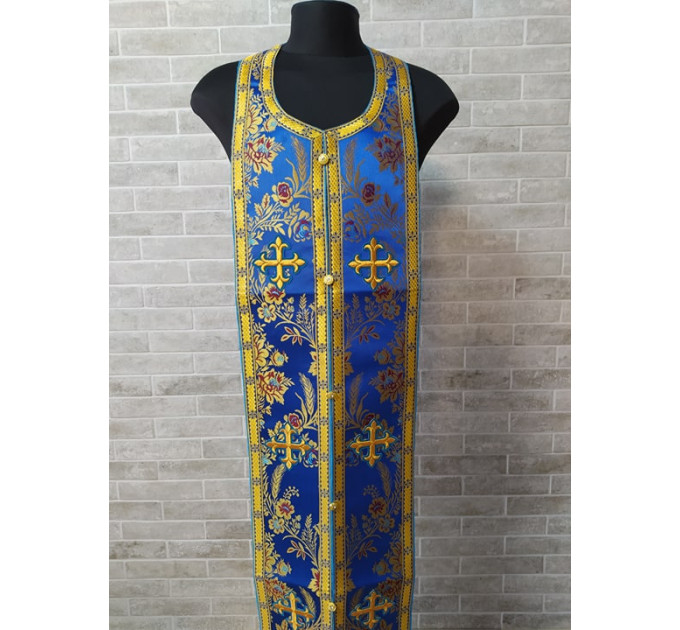 Slavic style vestments in brocade - Priest vestments - Clothes for priests - Liturgical vestments - Liturgical garments