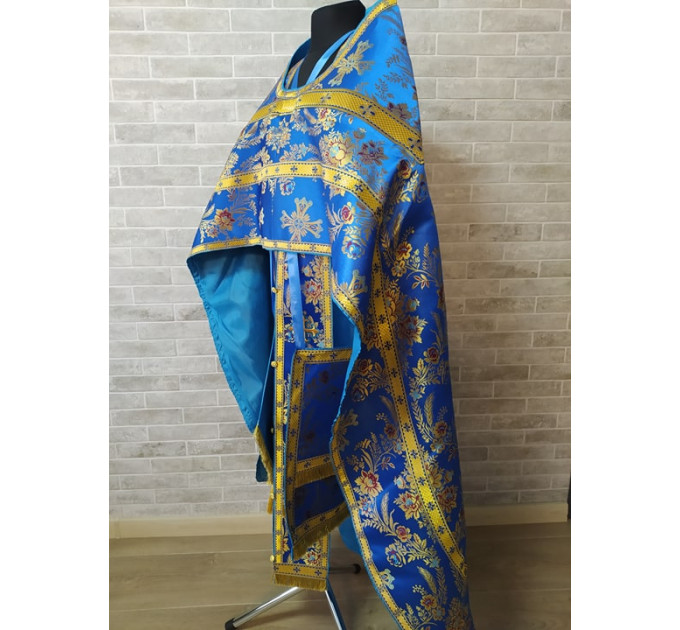 Slavic style vestments in brocade - Priest vestments - Clothes for priests - Liturgical vestments - Liturgical garments