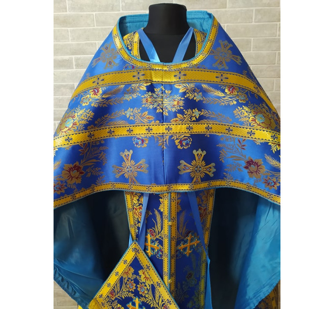 Slavic style vestments in brocade - Priest vestments - Clothes for priests - Liturgical vestments - Liturgical garments