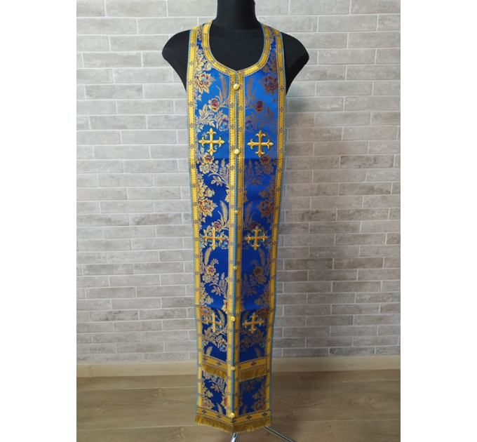 Slavic style vestments in brocade - Priest vestments - Clothes for priests - Liturgical vestments - Liturgical garments