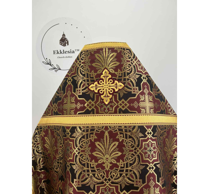 Slavic style vestments in brocade - Priest vestments - Clothes for priests - Liturgical vestments - Liturgical garments